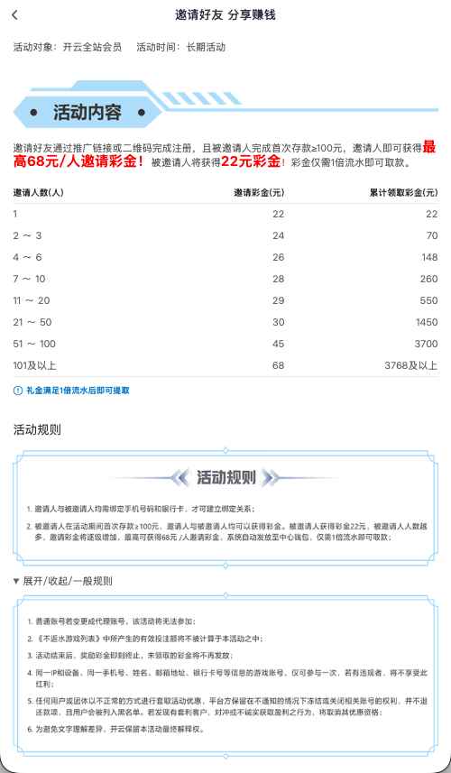 开云体育邀请好友分享赚钱推荐计划
